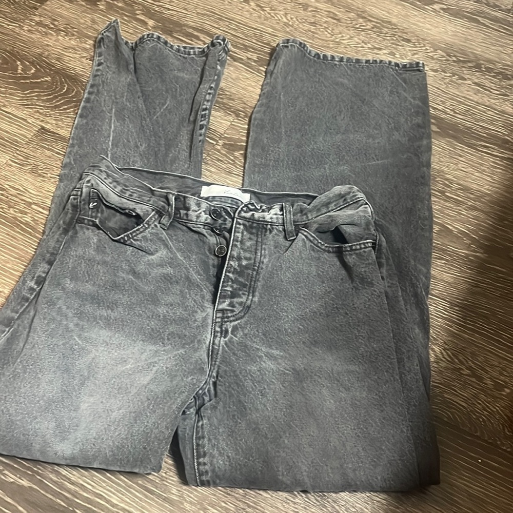 Size 28 Kancan jeans black . Worn once